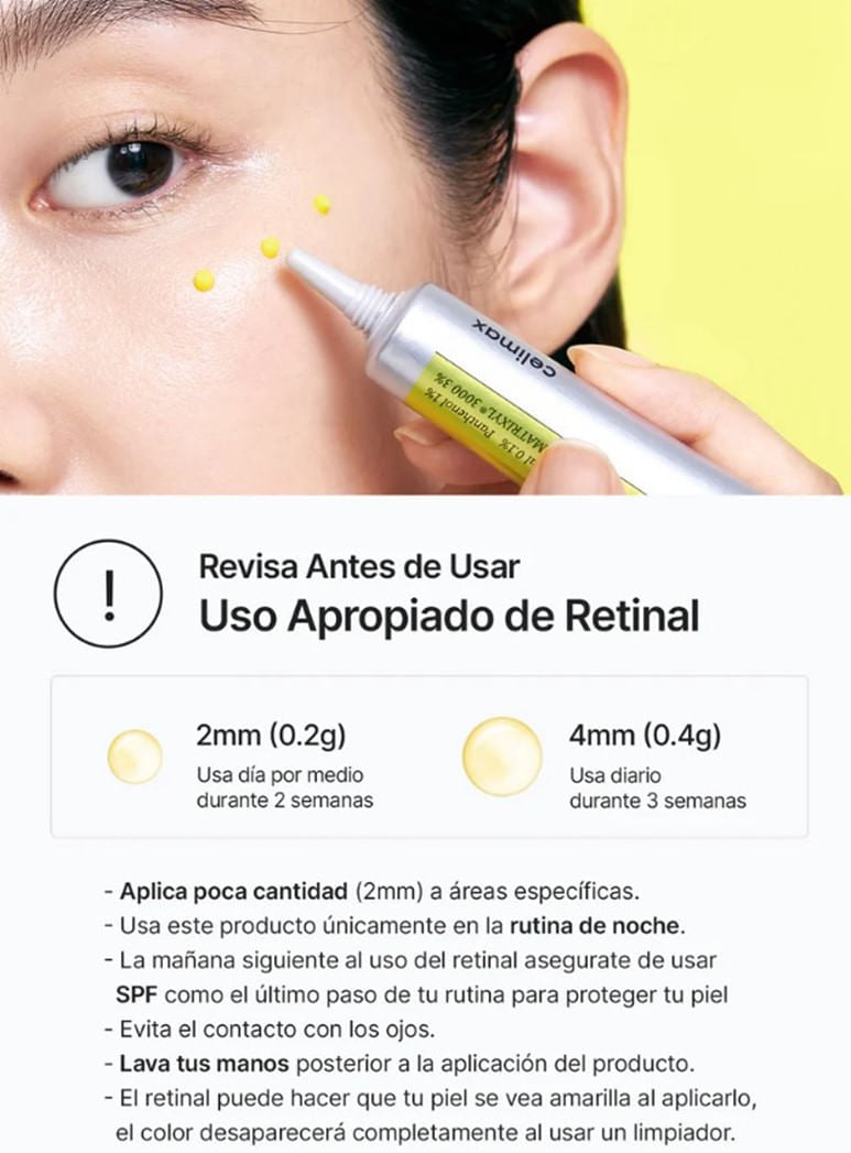 Celimax Crema Facial Antiarrugas Retinal, Coreano de alto nivel