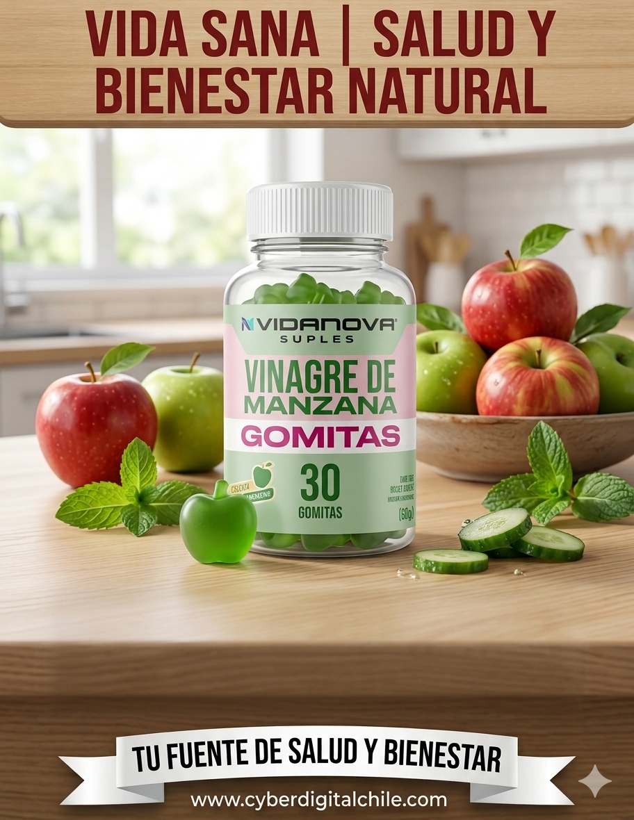 GOMITAS VINAGRE DE MANZANA 1000MG