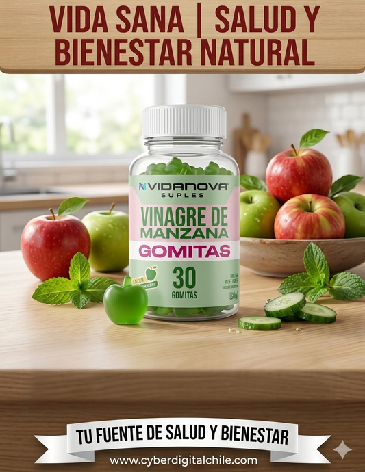 GOMITAS VINAGRE DE MANZANA 1000MG